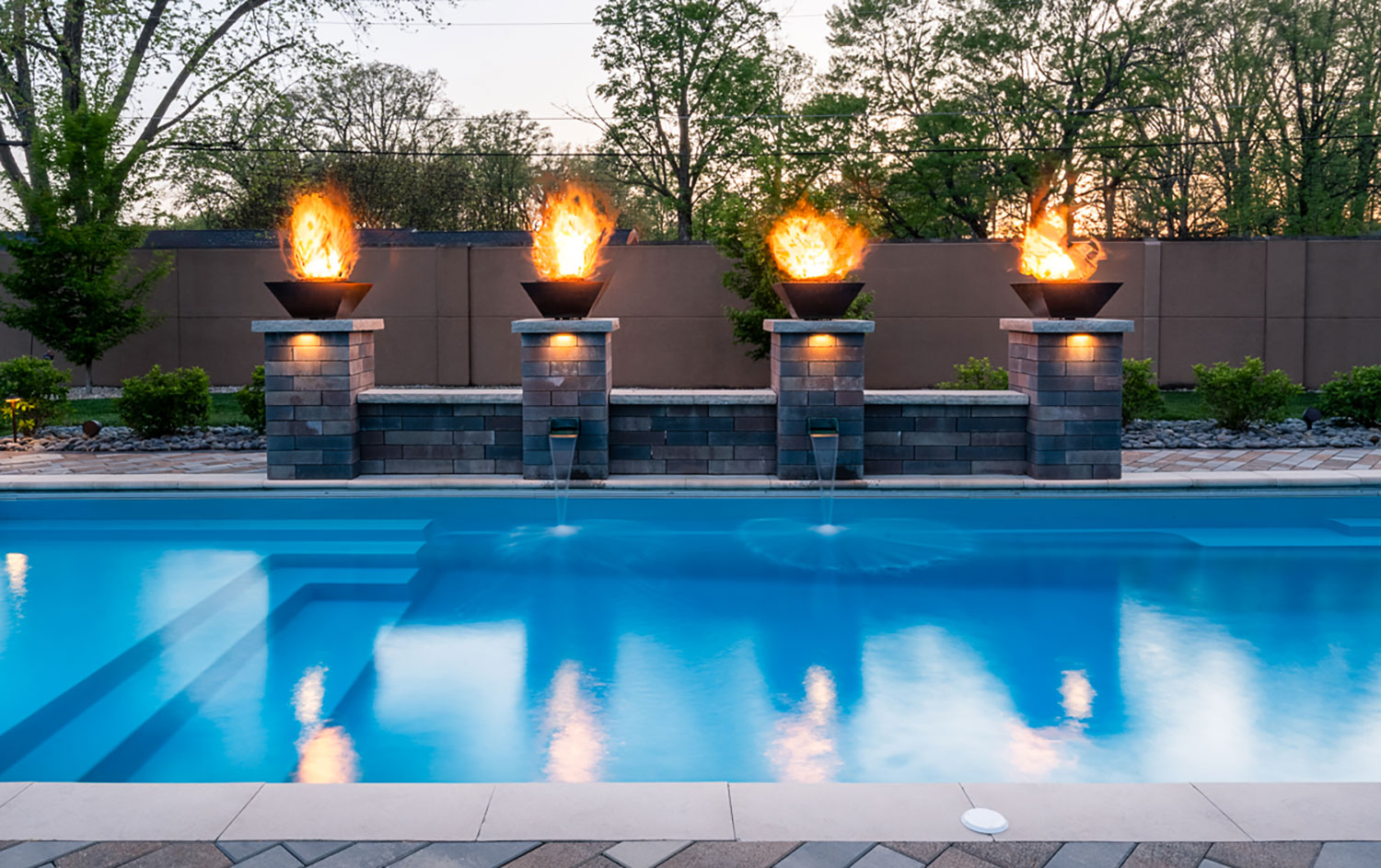 Plant Studio Landscape home property design on Greenbriar Road near Muncie, Indiana