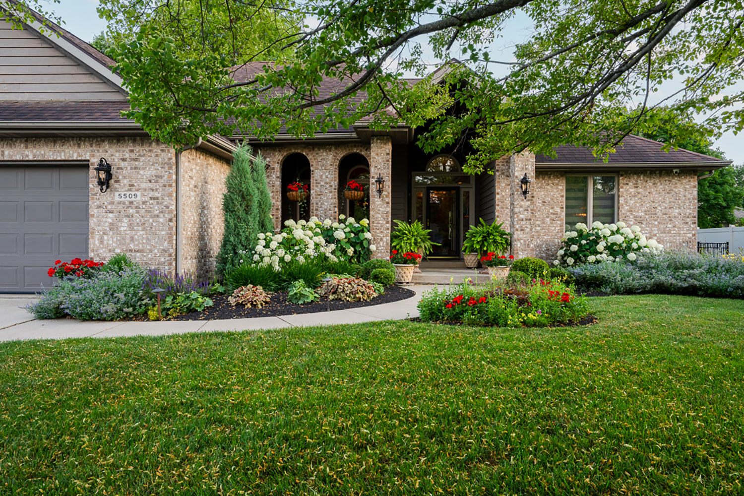 Plant Studio Landscape outdoor living project on Sun Point Drive near Muncie, Indiana